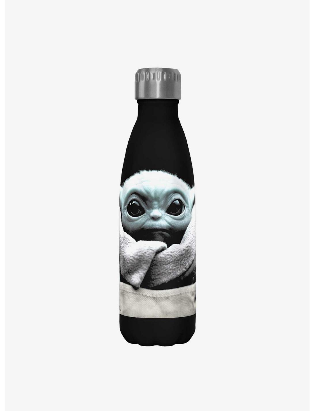 Star Wars The Mandalorian Look Casual Black Stainless Steel Water Bottle, , hi-res