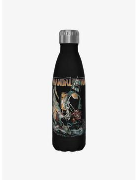 Star Wars The Mandalorian Mandomon Epi6 Altogether Black Stainless Steel Water Bottle, , hi-res