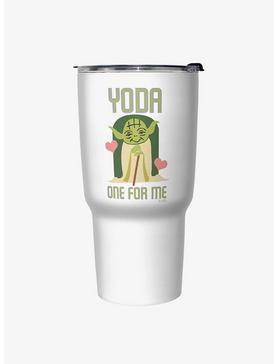 Star Wars Yoda One White Stainless Steel Travel Mug, , hi-res