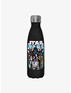 Star Wars Classic Battle Black Stainless Steel Water Bottle, , hi-res