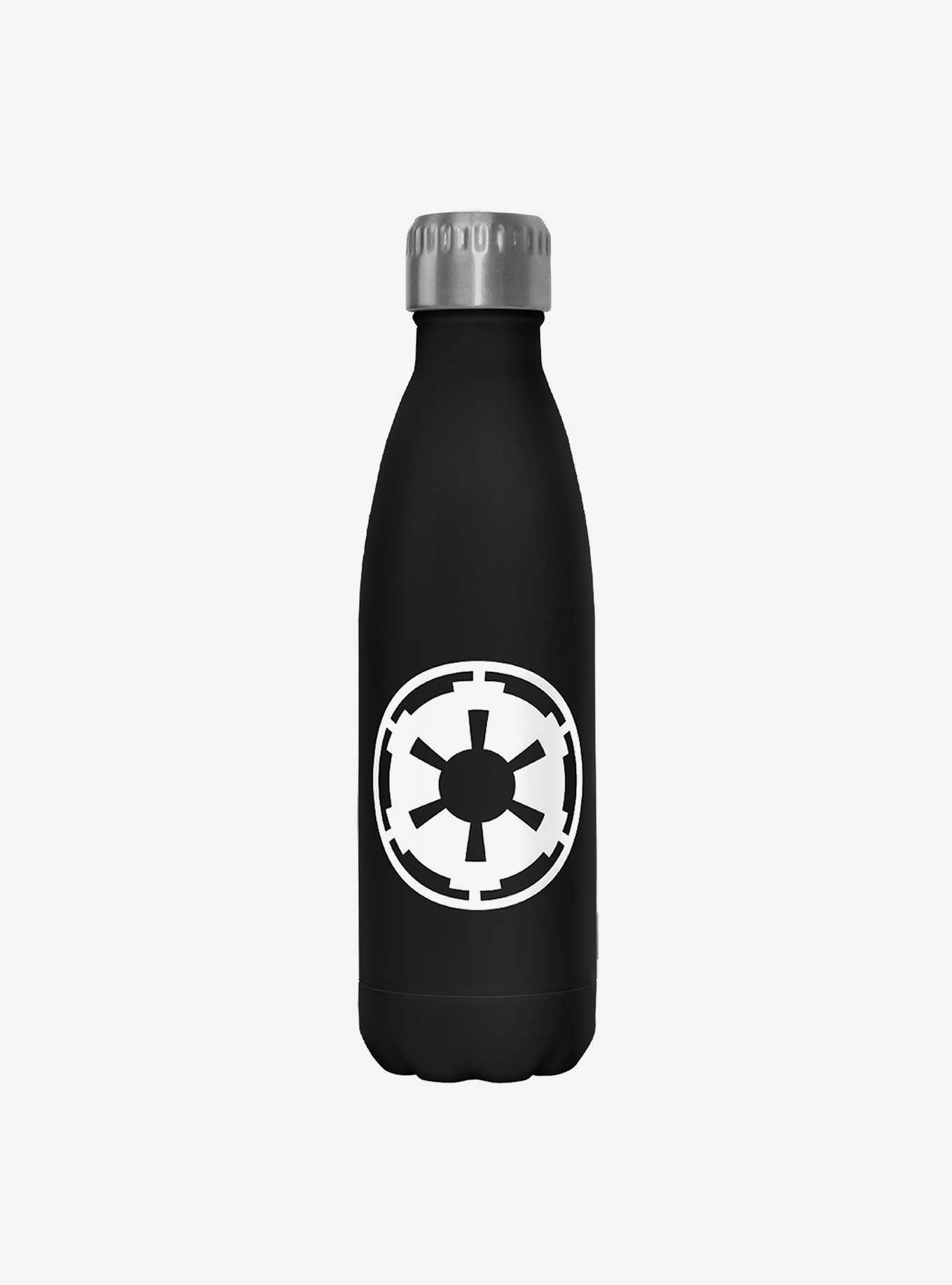 Star Wars Empire Emblem Black Stainless Steel Water Bottle, , hi-res