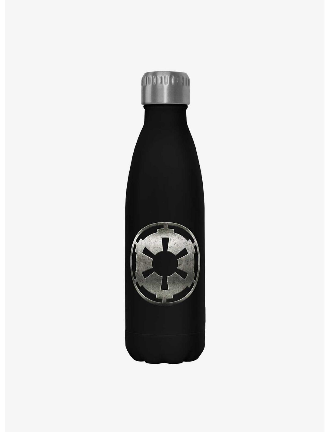 Star Wars Empire Logo Black Stainless Steel Water Bottle, , hi-res