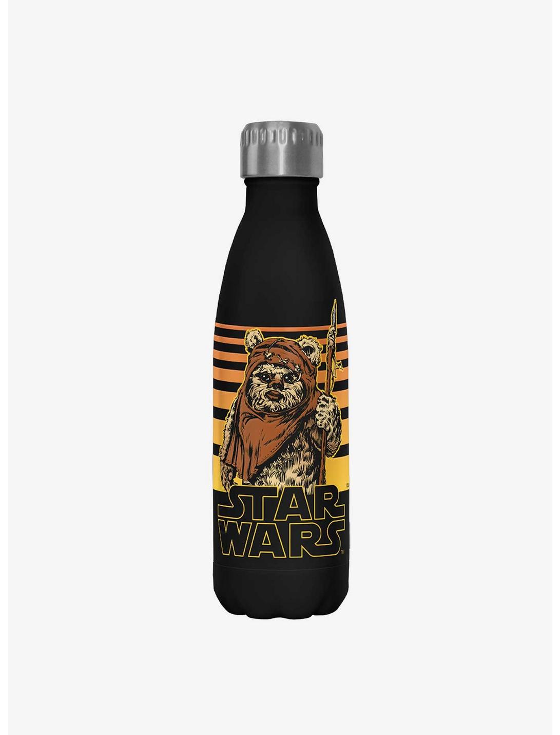 Star Wars Ewok Gradient Black Stainless Steel Water Bottle, , hi-res
