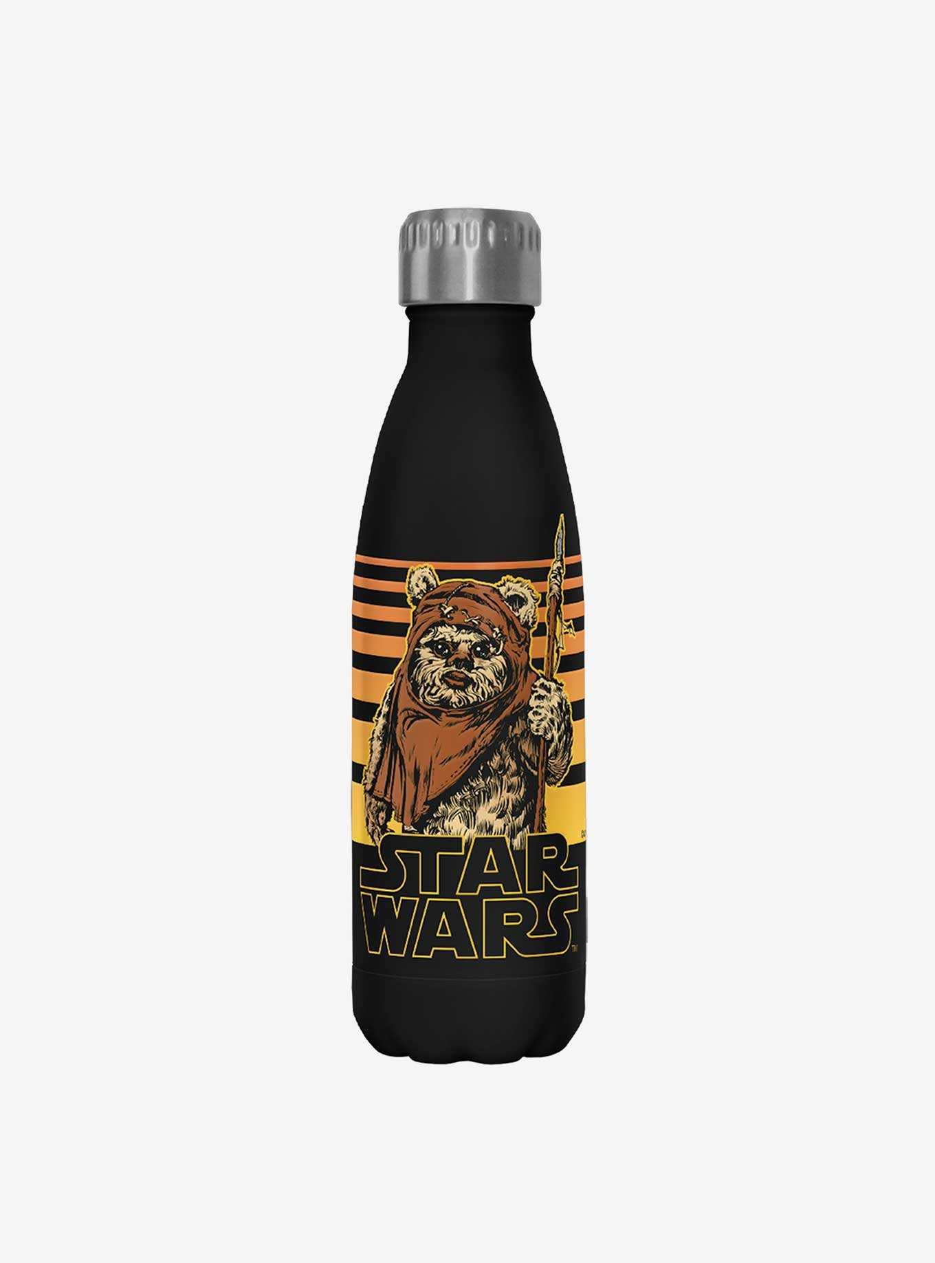 Star Wars Ewok Gradient Black Stainless Steel Water Bottle, , hi-res