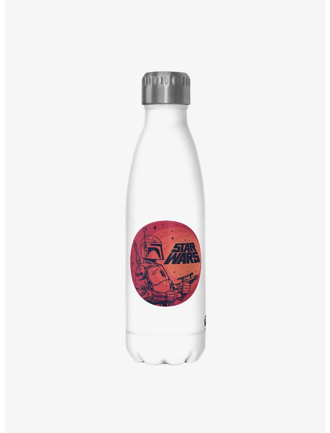 Star Wars Fett Up White Stainless Steel Water Bottle, , hi-res