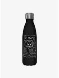 Star Wars Galaxy Dad Black Stainless Steel Water Bottle, , hi-res