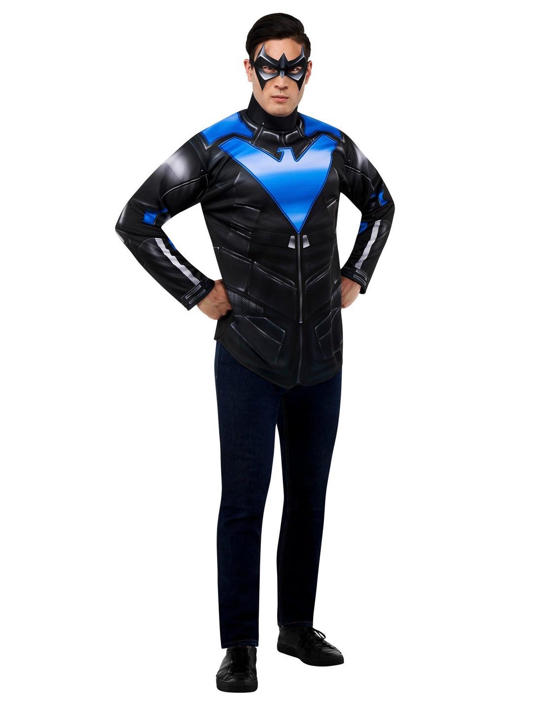 DC Comics Gotham Knights Game Nightwing Adult Costume, MULTI, hi-res