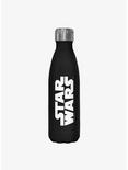Star Wars Simplest Logo Black Stainless Steel Water Bottle, , hi-res