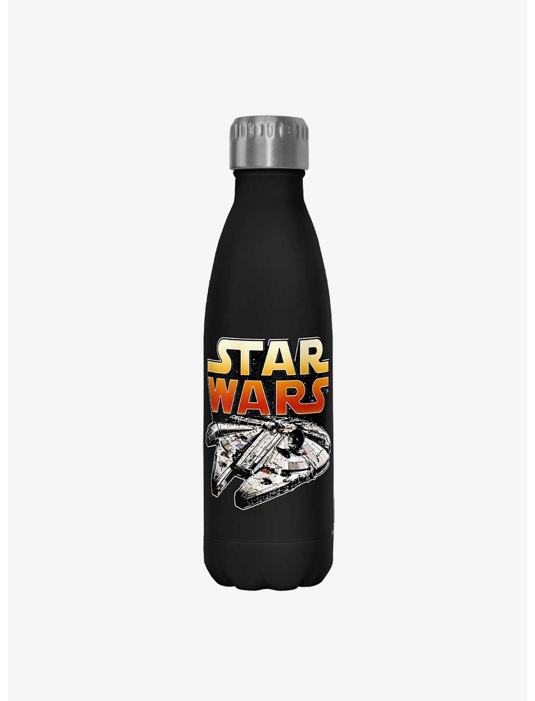 Star Wars The Falcon Black Stainless Steel Water Bottle, , hi-res