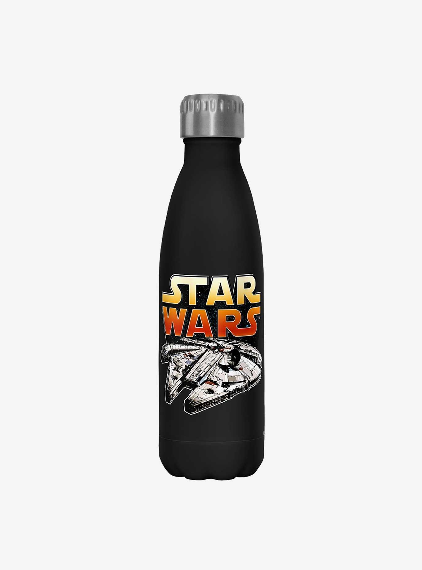 Star Wars The Falcon Black Stainless Steel Water Bottle, , hi-res