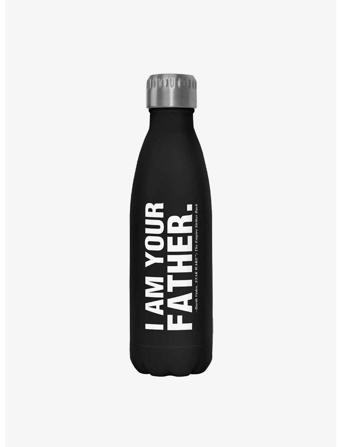 Star Wars The Father Black Stainless Steel Water Bottle, , hi-res