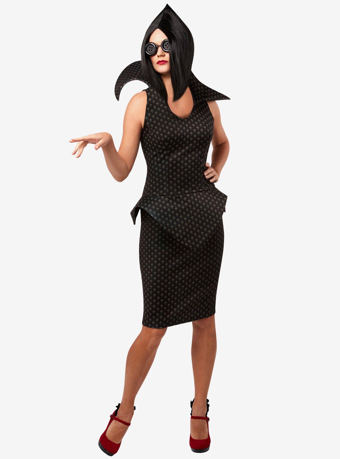 Coraline The Other Mother Adult Costume, MULTI, hi-res