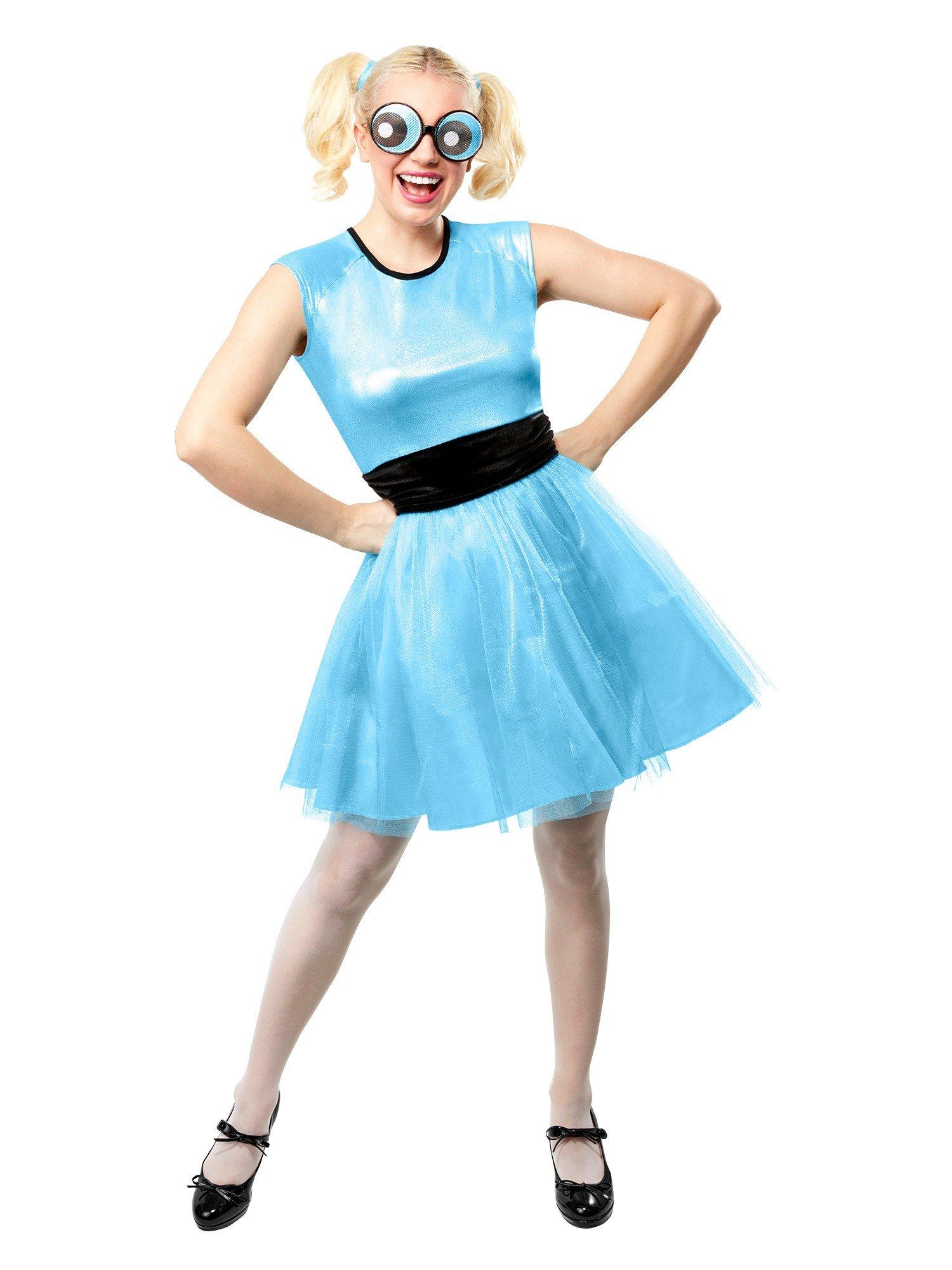 Powerpuff Girls Bubbles Adult Costume, MULTI, hi-res