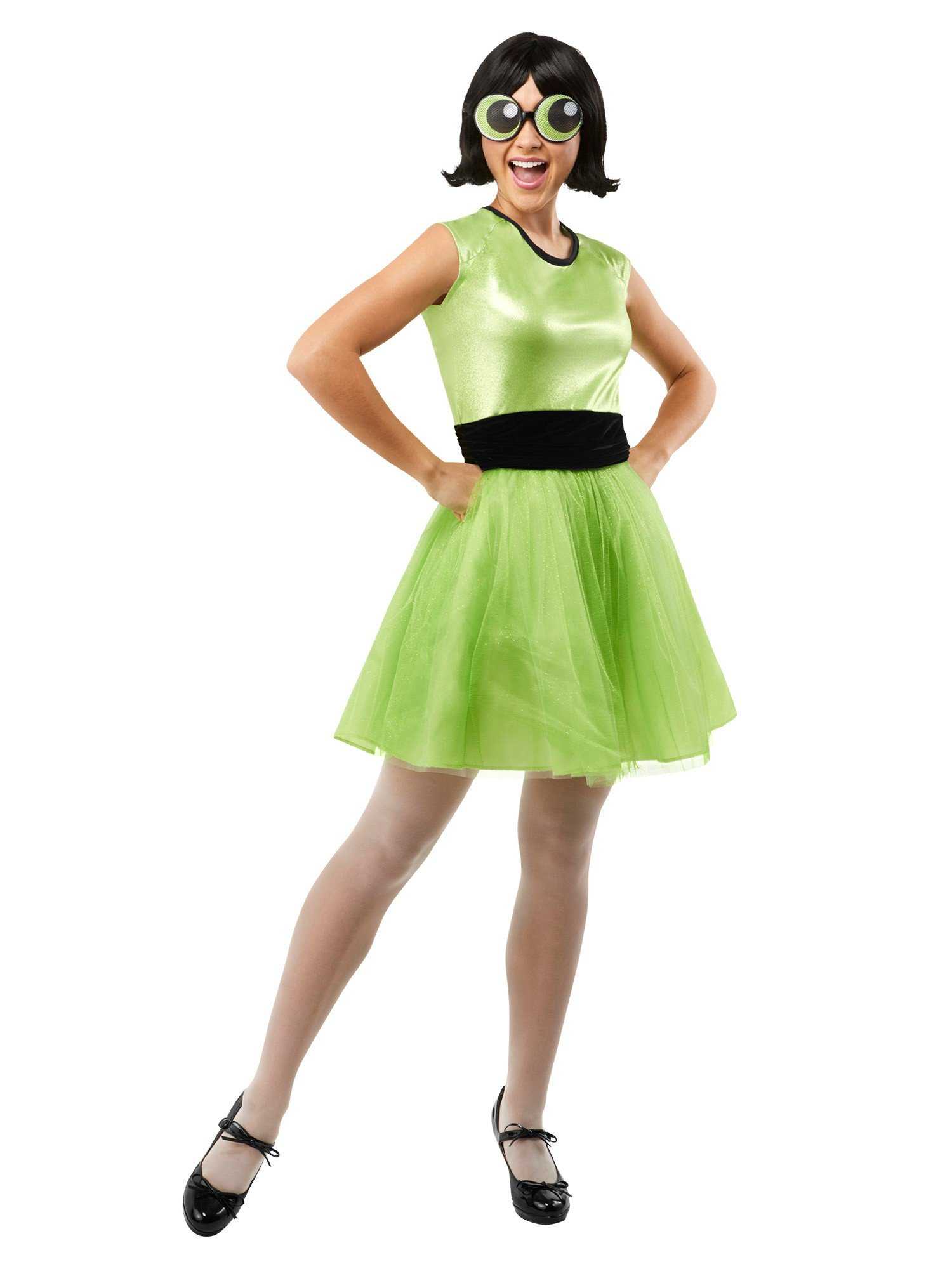 Powerpuff Girls Buttercup Adult Costume, , hi-res