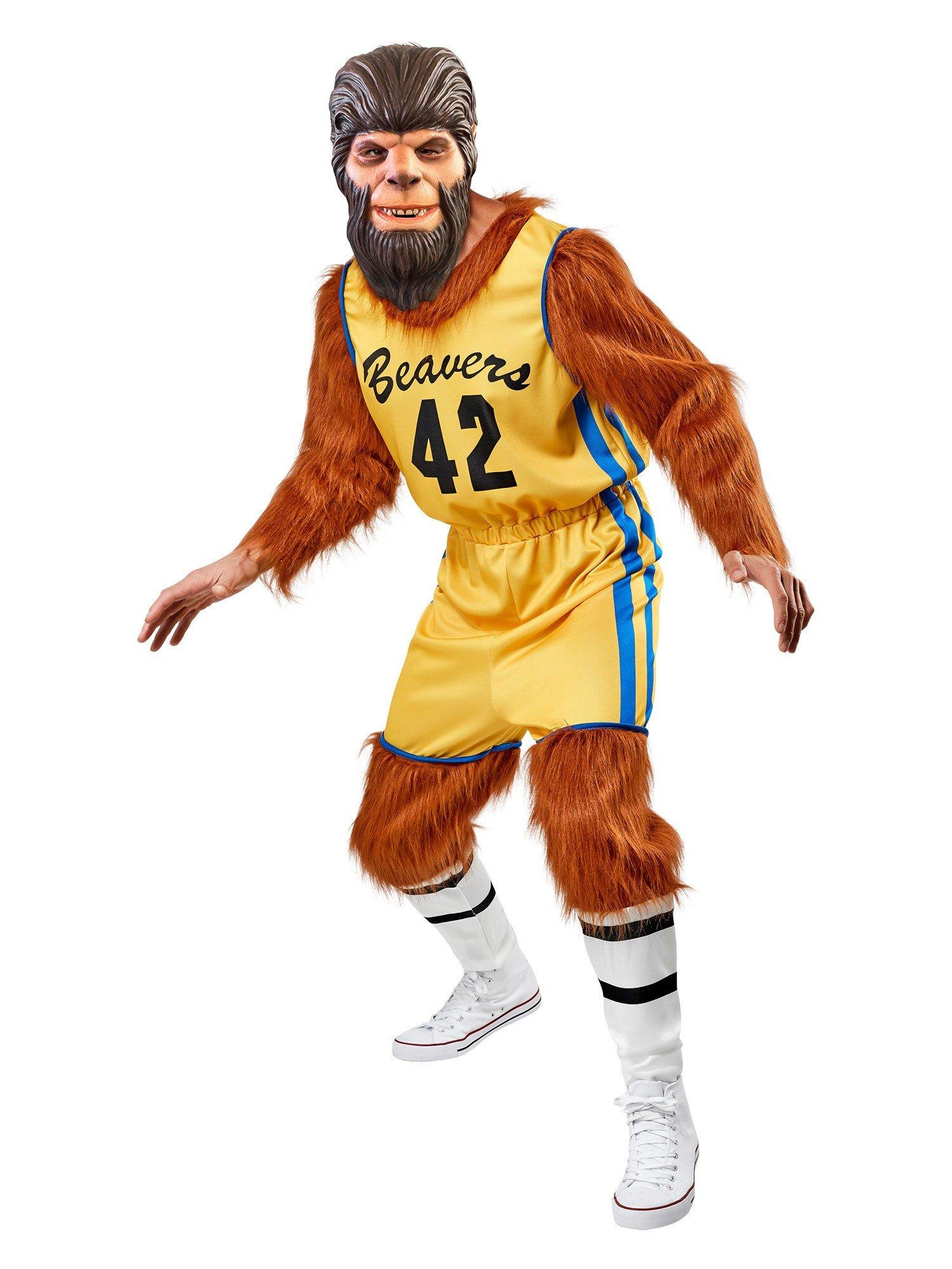 Teen Wolf 1985 Adult Costume Basketball, MULTI, hi-res