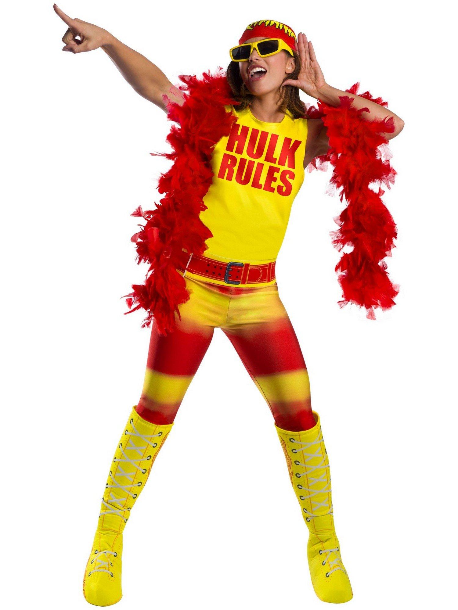 WWE Hulk Hogan Adult Costume Women, MULTI, hi-res