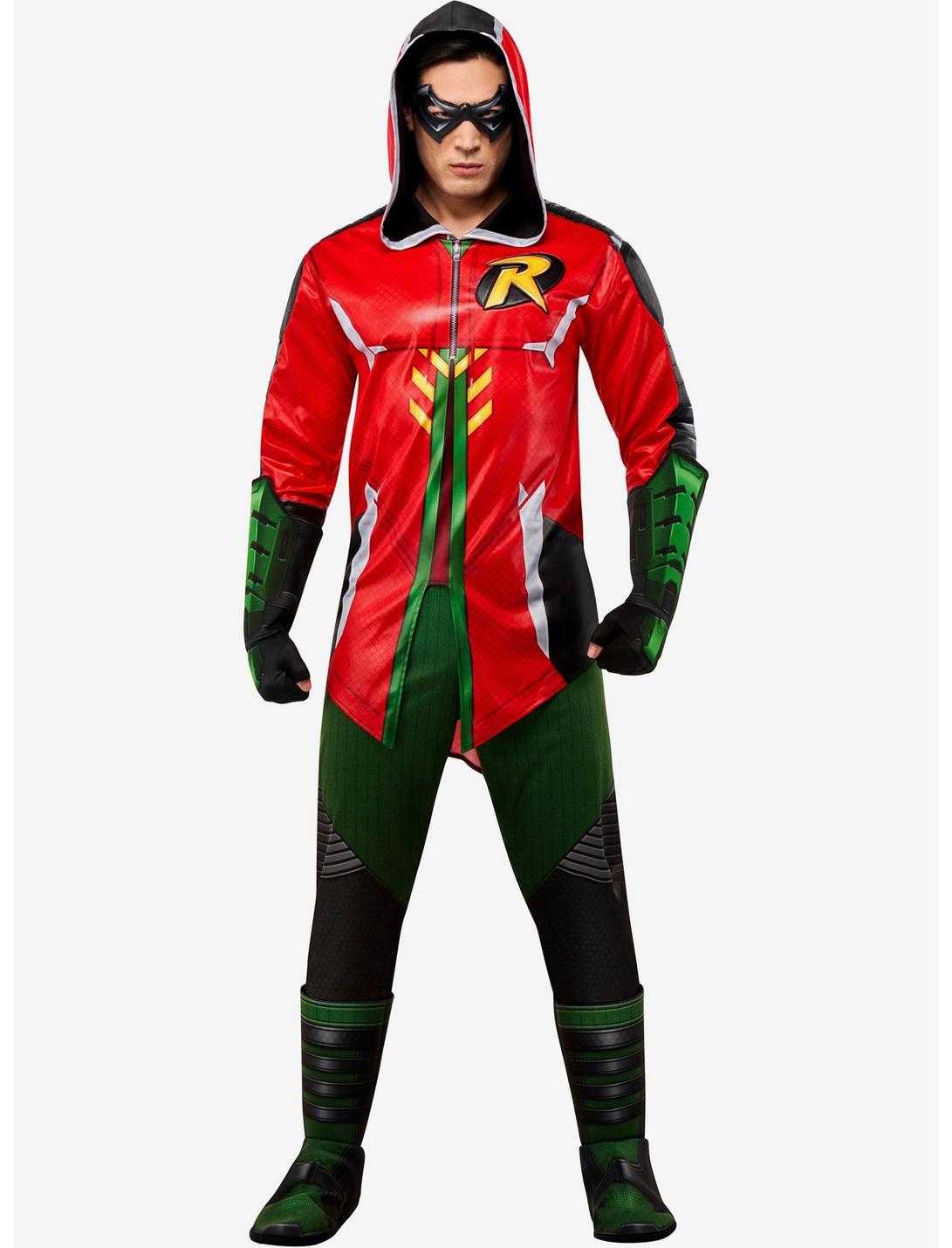 DC Comics Gotham Knights Game Robin Adult Deluxe Costume, MULTI, hi-res
