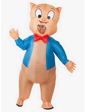 Looney Tunes Porky Pig Adult Inflatable Costume, , hi-res