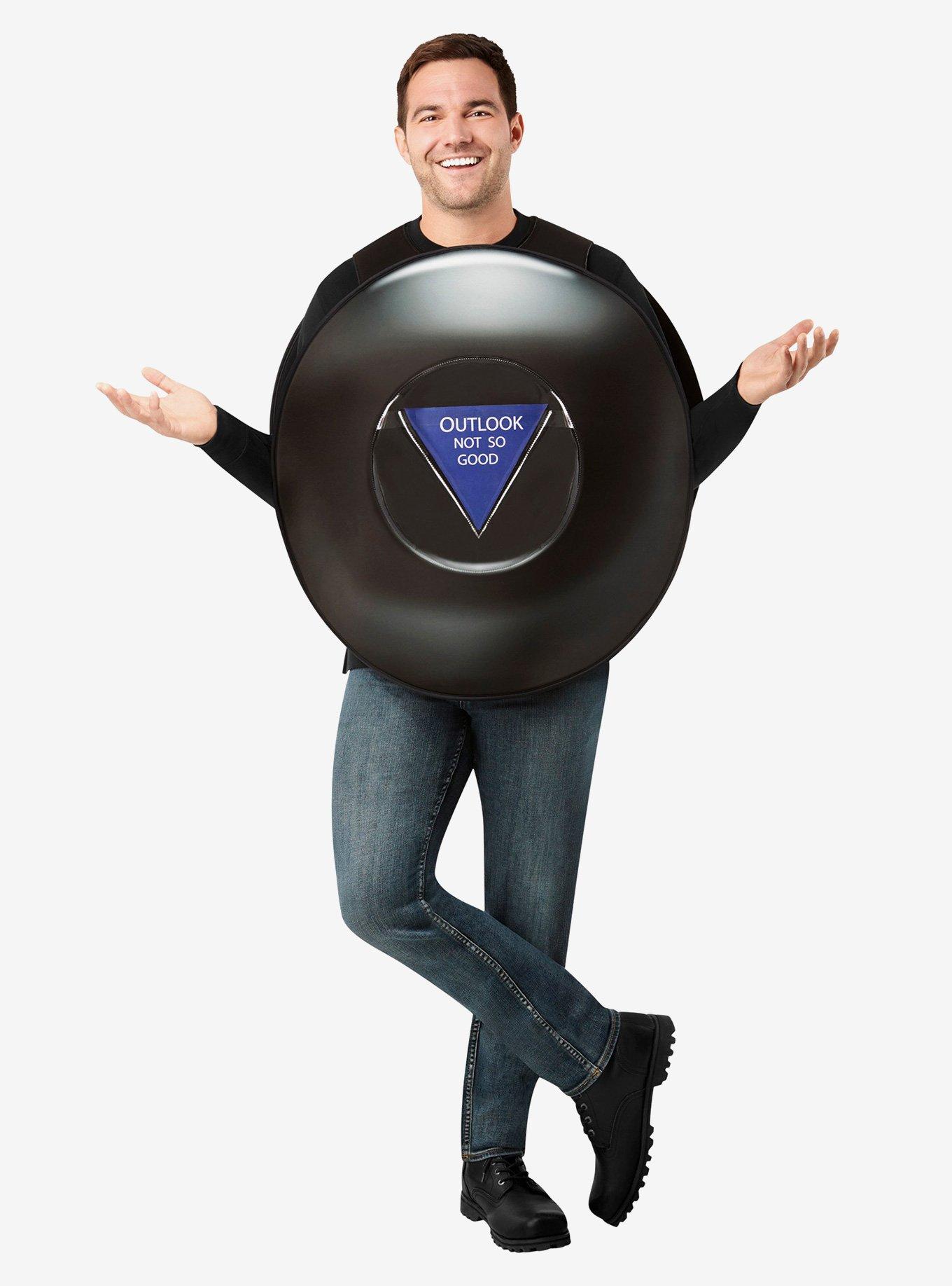 Mattel Games Magic 8 Ball Adult Costume Outlook Not So Good, , hi-res