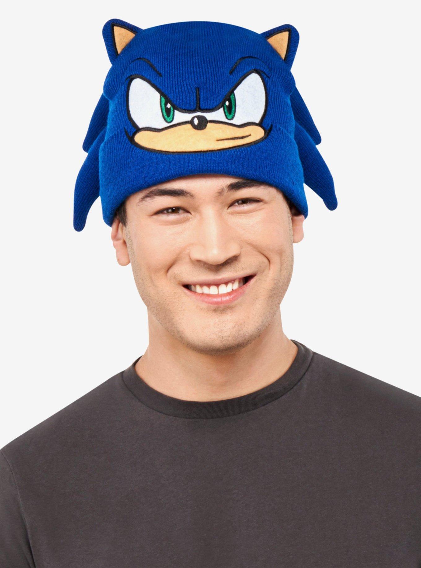 Sonic the Hedgehog Adult Knit Hat Costume, , hi-res