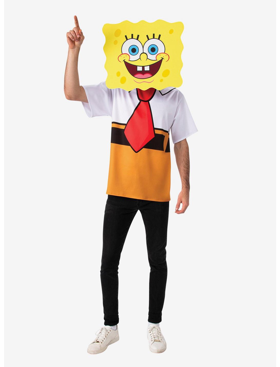 SpongeBob SquarePants SpongeBob Adult Costume, MULTI, hi-res