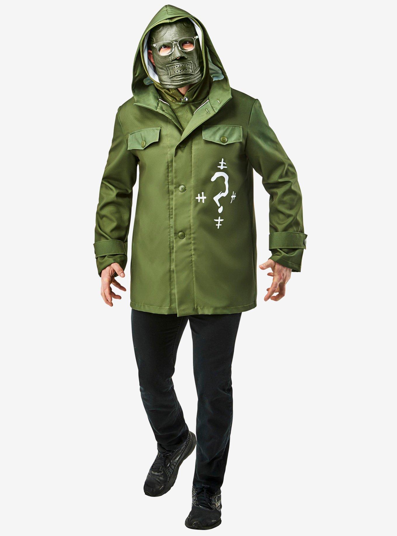 DC Comics The Batman Riddler Adult Deluxe Costume, MULTI, hi-res