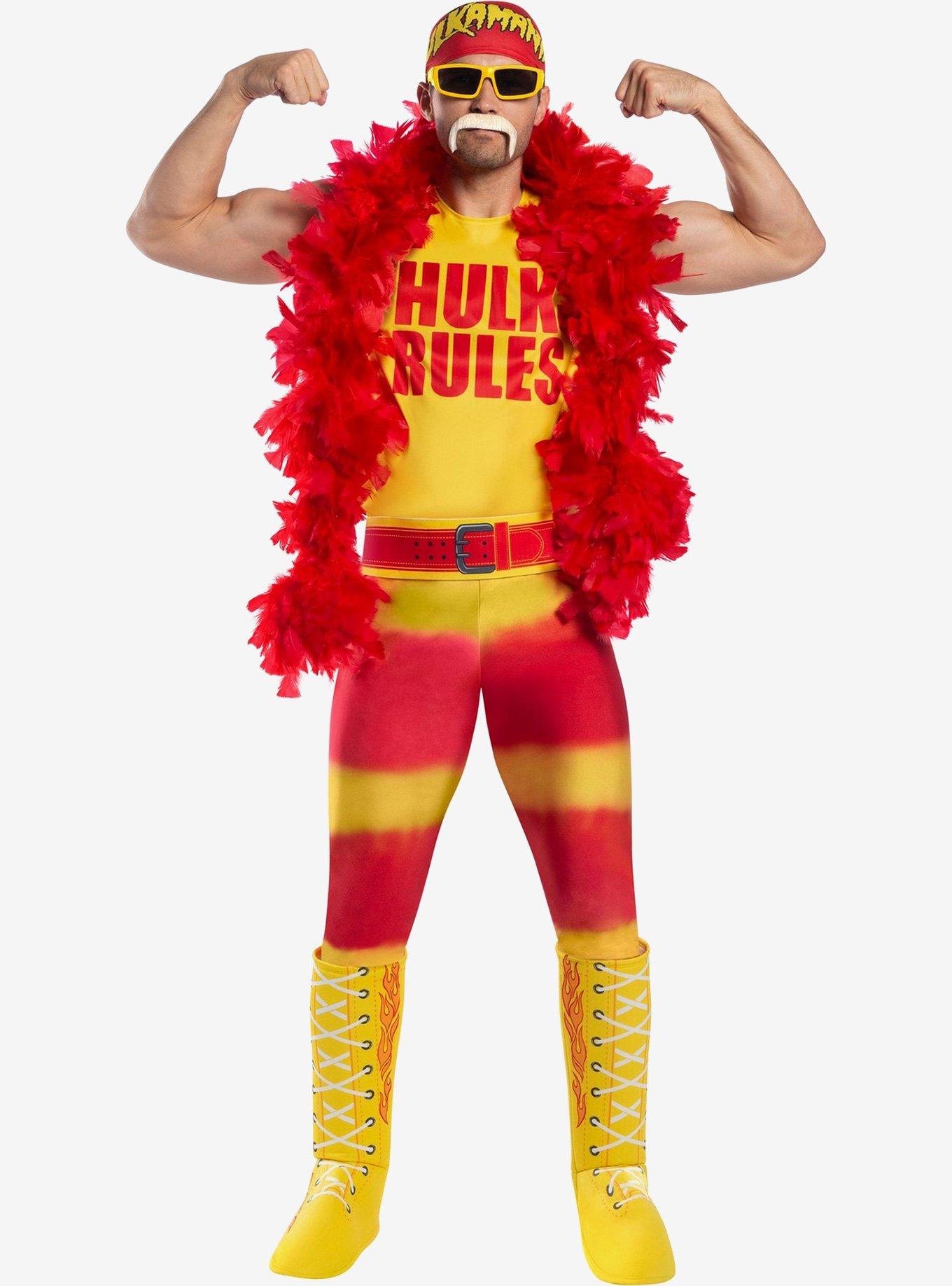 WWE Hulk Hogan Adult Costume Men, MULTI, hi-res
