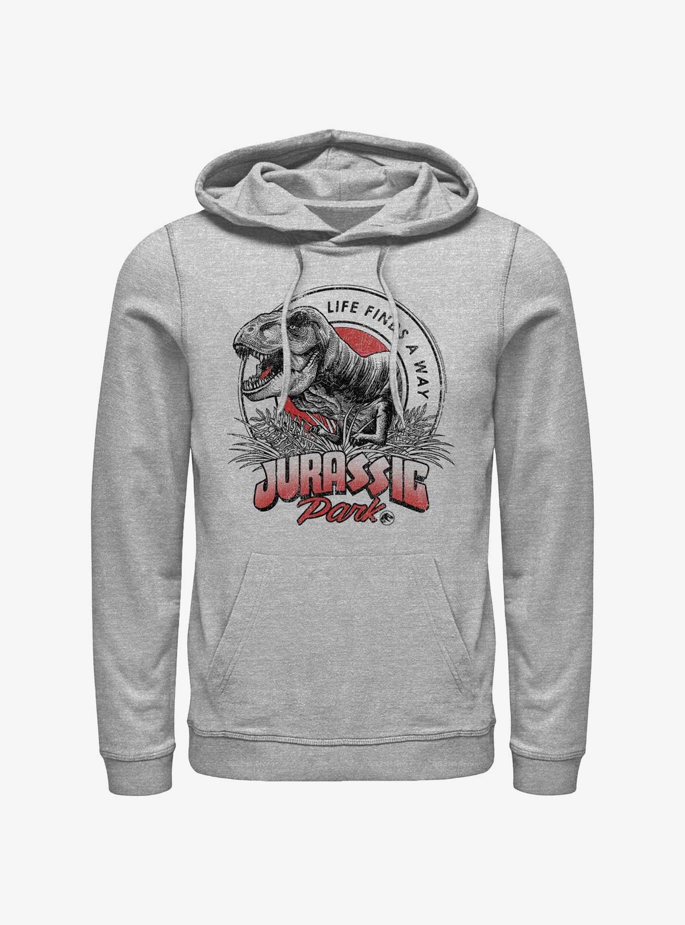 Jurassic Park T Rex Finds A Way Hoodie, , hi-res