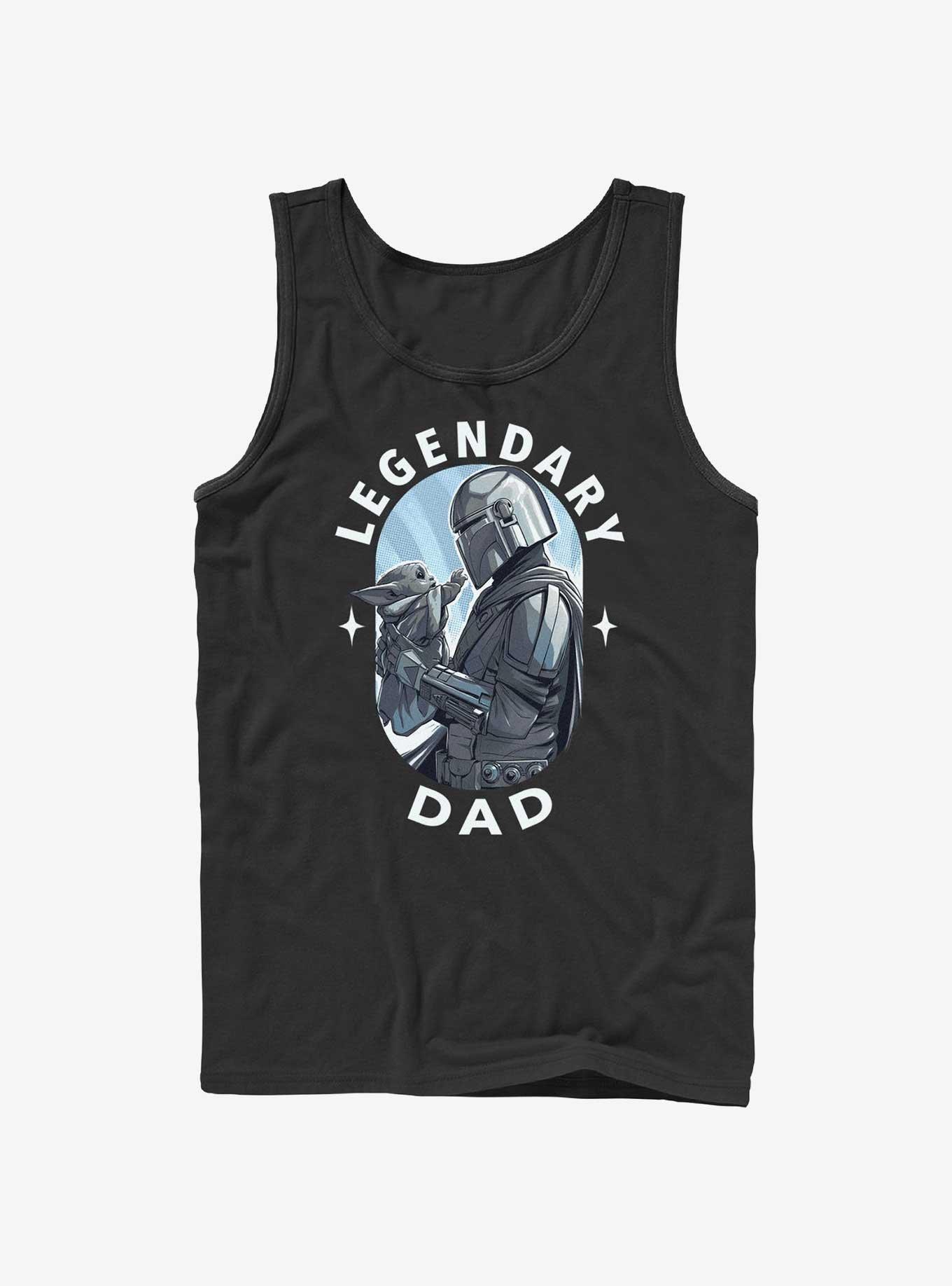 Star Wars The Mandalorian Legendary Dad Tank, BLACK, hi-res