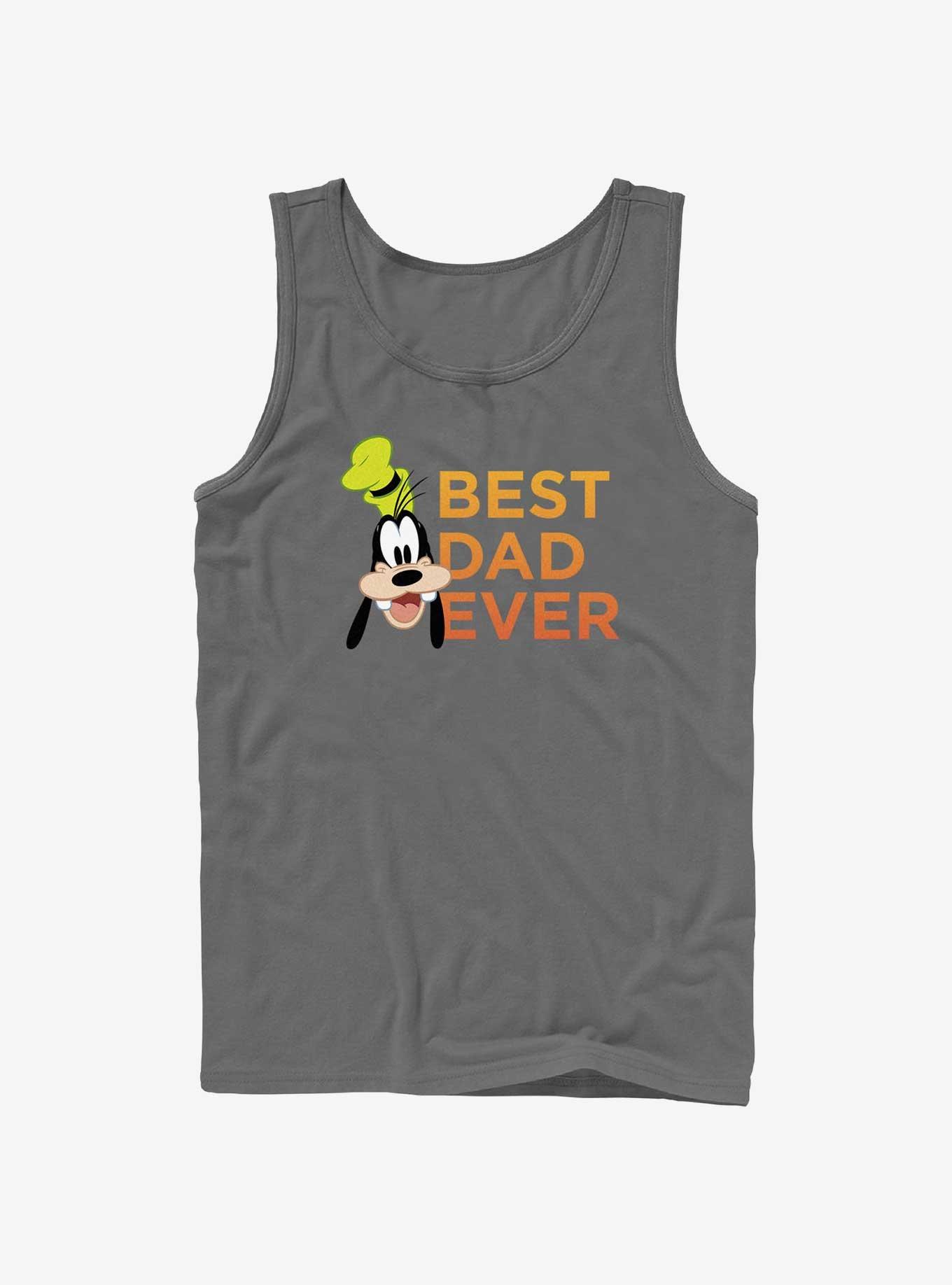 Disney Goofy Best Dad Ever Tank Top, CHARCOAL, hi-res