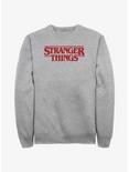 Stranger Things Logo Sweatshirt, ATH HTR, hi-res