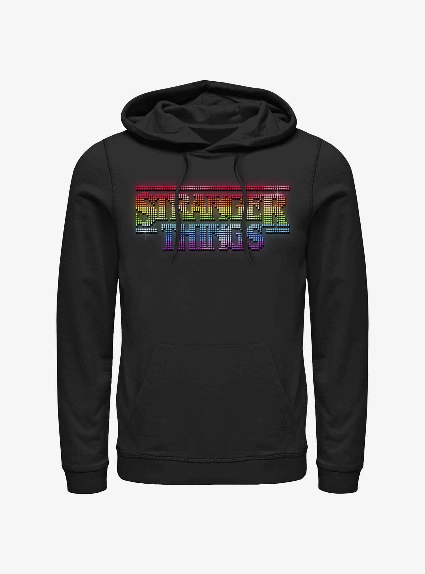 Stranger Things Rainbow Logo Hoodie, , hi-res