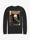 Stranger Things Vecna Pulp Comic Long Sleeve T-Shirt, BLACK, hi-res