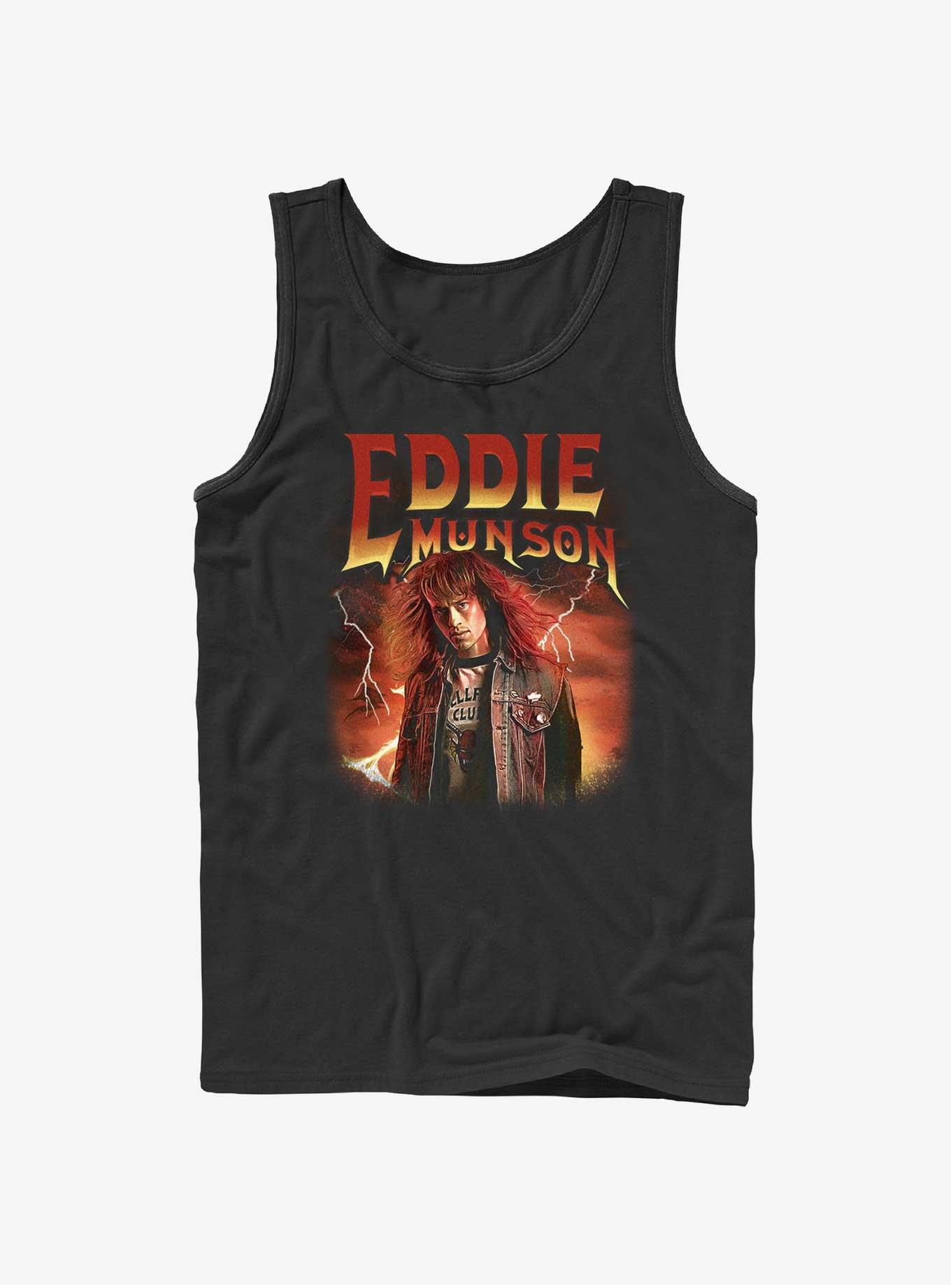 Stranger Things Metal Eddie Munson Tank, BLACK, hi-res