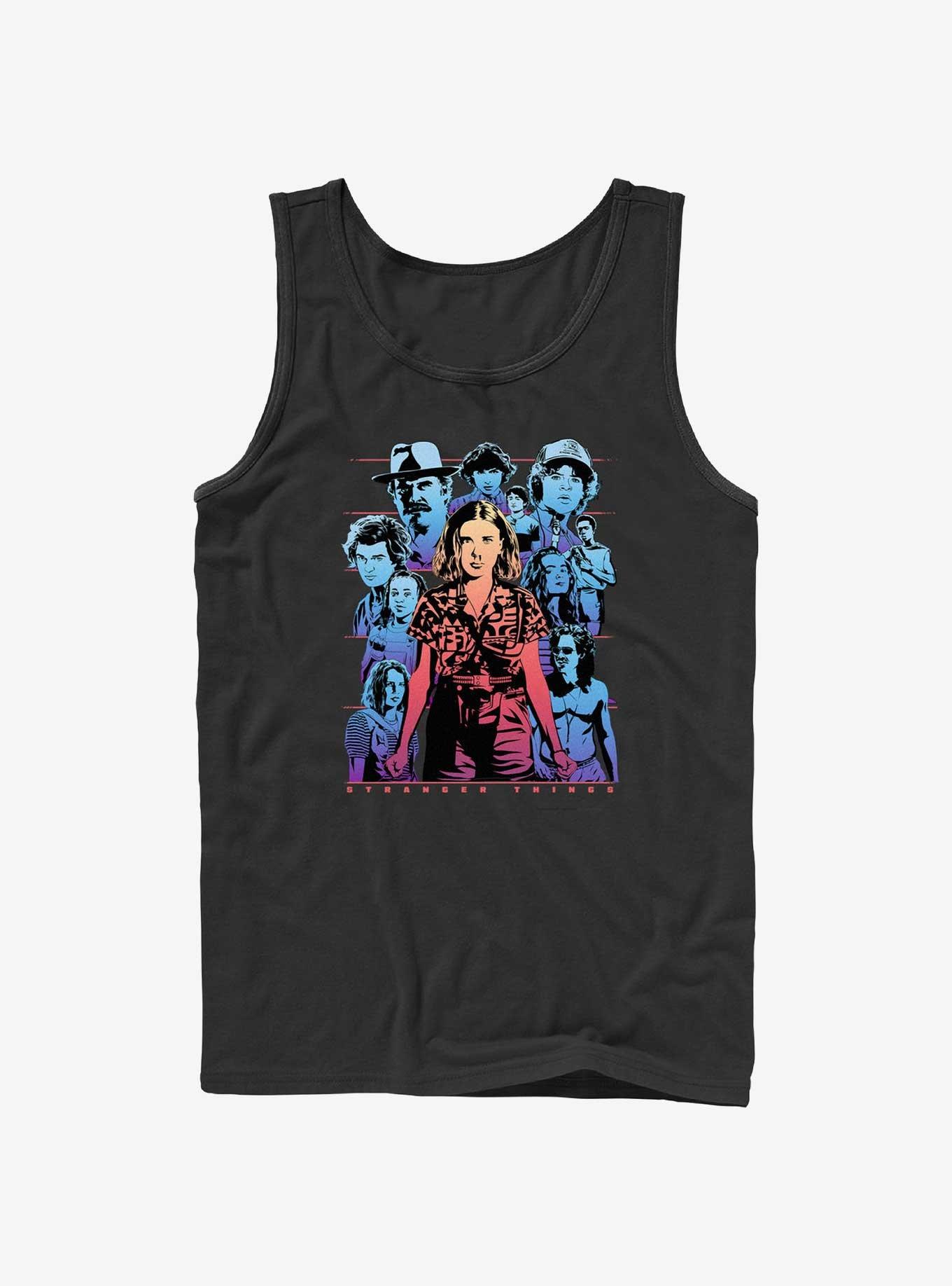 Stranger Things Populous Gaze Tank, BLACK, hi-res