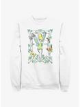 Disney Tinker Bell Illustration Sweatshirt, WHITE, hi-res