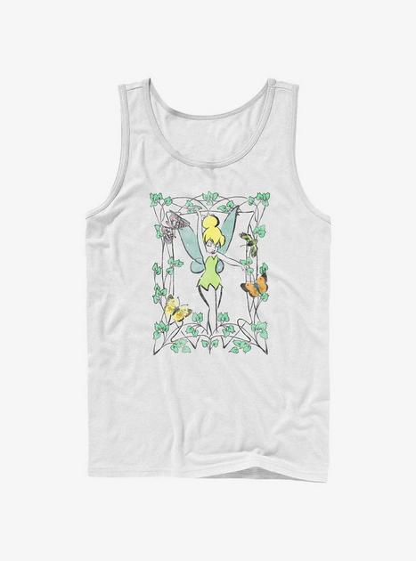 Disney Tinker Bell Illustration Tank - WHITE | Hot Topic
