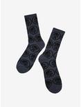 Marvel Black Panther Allover Print Crew Socks - BoxLunch Exclusive, , hi-res