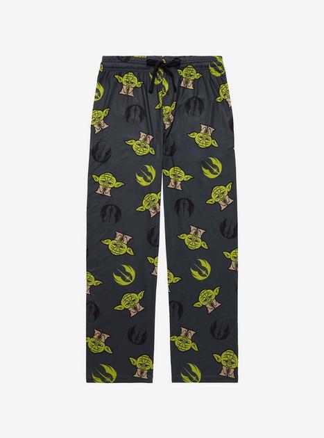 【PORTERNA】Jedi lounge pants Star Wars Men's Baby Yoda Snacks And Naps Sleep Lounge