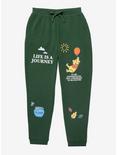 Disney Winnie the Pooh Life is a Journey Joggers - BoxLunch Exclusive, FOREST GREEN, hi-res