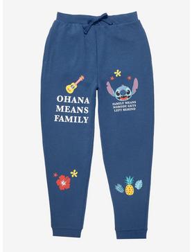 Disney Lilo & Stitch Ohana Means Family Joggers - BoxLunch Exclusive, , hi-res