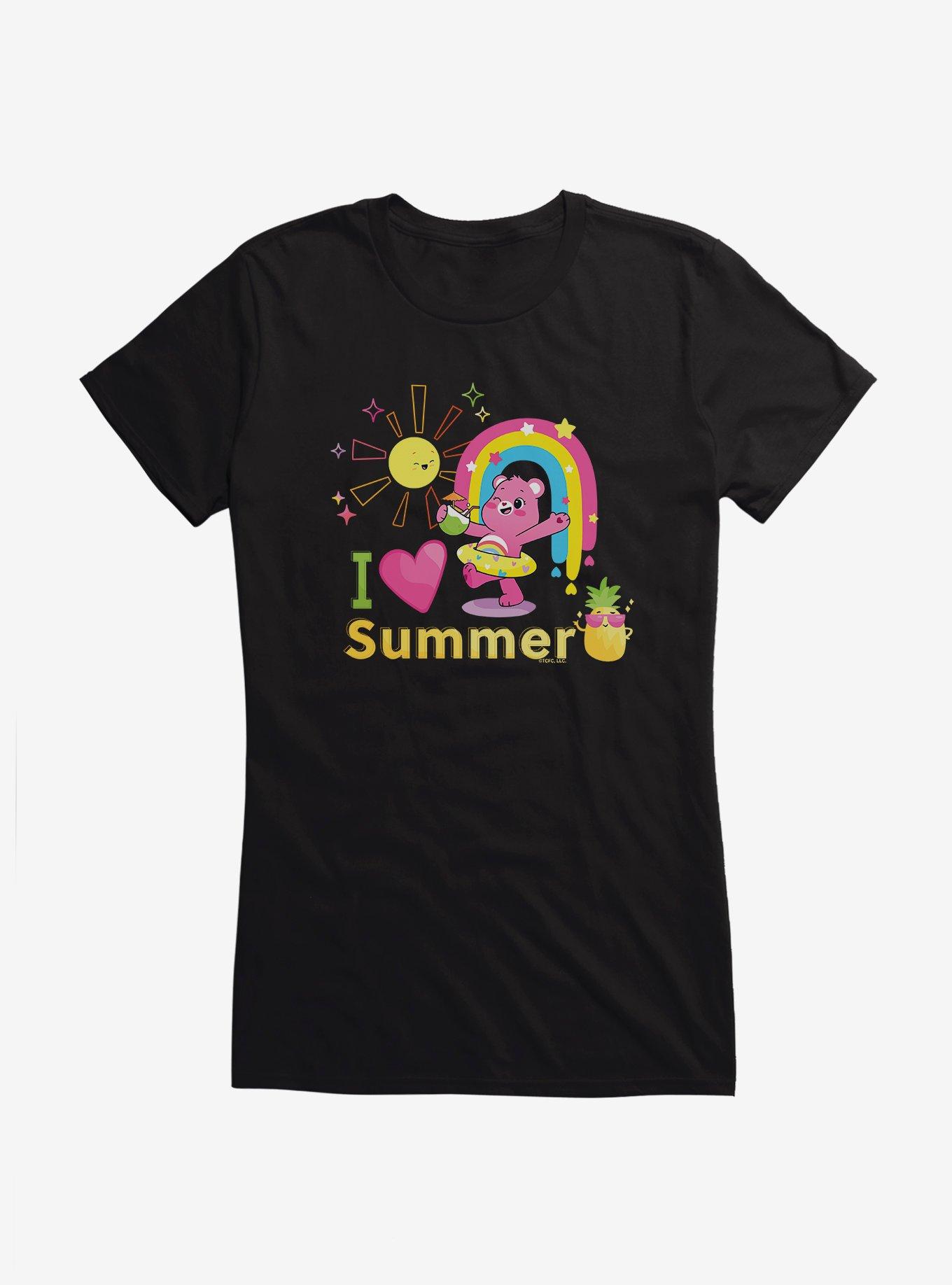 Care Bears I Love Summer Cheer Girls T-Shirt