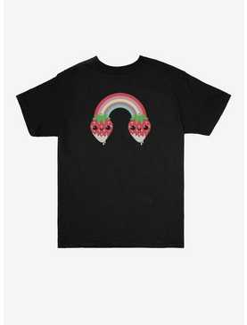 Strawberry Milk Strawberry Rainbow Youth T-Shirt, , hi-res
