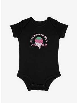 Strawberry Milk Strawberry Logo Infant Bodysuit, , hi-res
