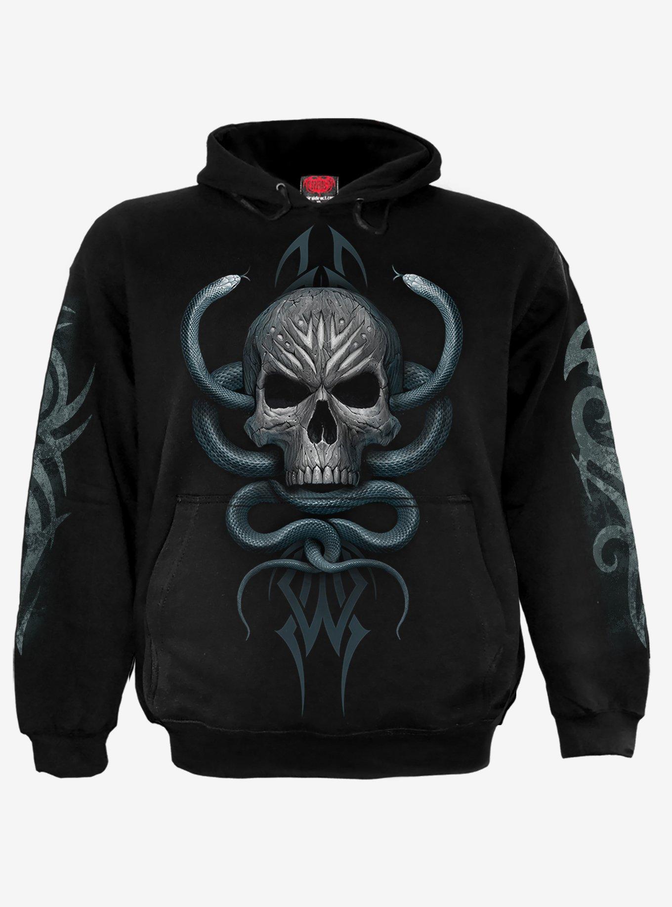 Stone Gaze Black Hoodie, , hi-res