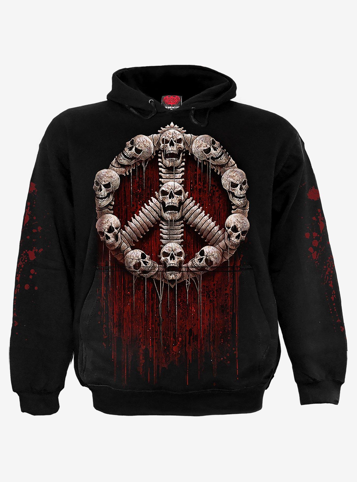 War Kills Black Hoodie, , hi-res