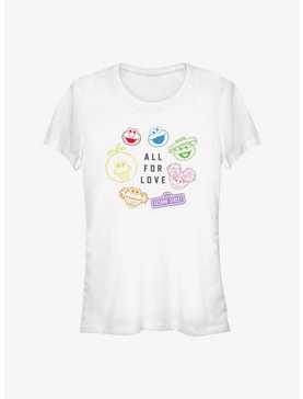 Sesame Street All For Love Girls T-Shirt, , hi-res