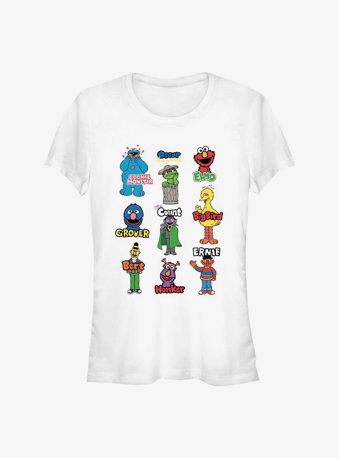 Sesame Street Characters Girls T-Shirt, , hi-res