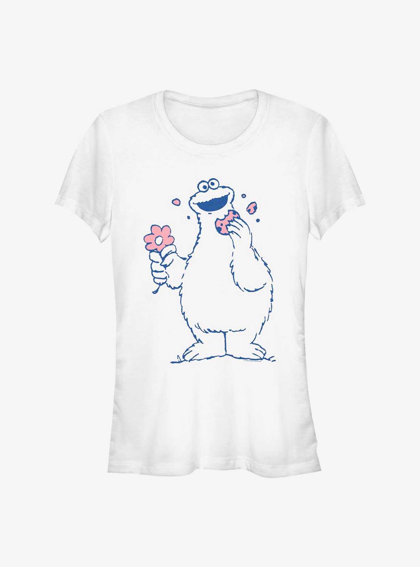 Sesame Street Cookie Monster Flower Girls T-Shirt, , hi-res