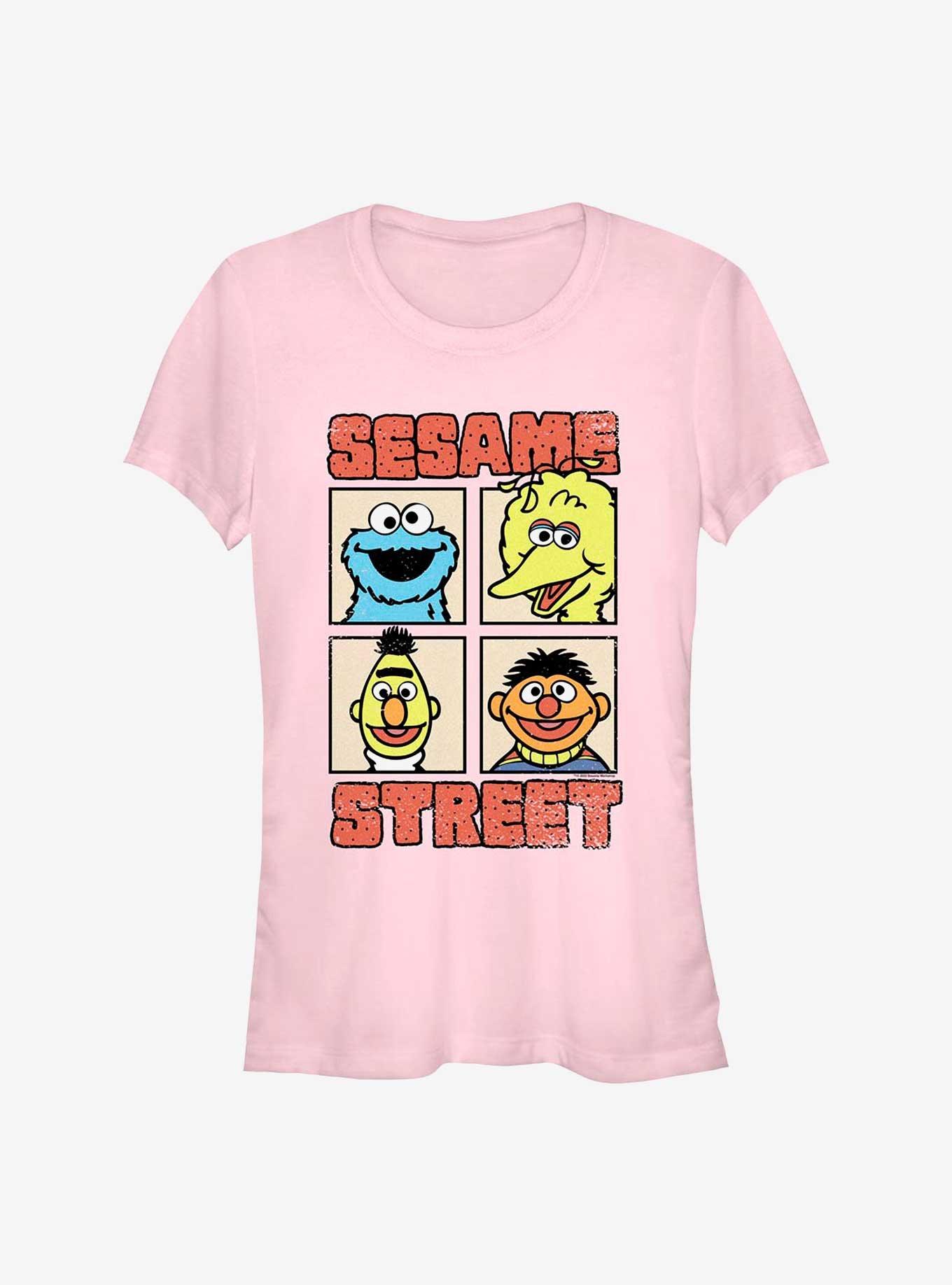 Sesame Street Happy Bunch Girls T-Shirt, LIGHT PINK, hi-res